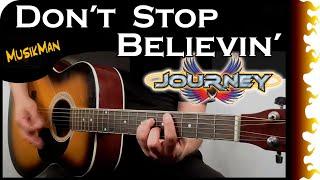 DON'T STOP BELIEVIN'  - Journey / GUITAR Cover / MusikMan N°107