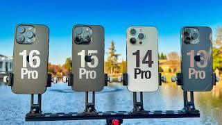 iPhone 16 Pro vs 15 Pro vs 14 Pro vs 13 Pro: CAMERA TEST Comparison!