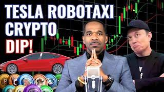 Tesla RoboTaxi...Know This Now! | Crypto Sell off!!