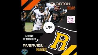 MVI Live | Clairton vs Riverview | Football |  10/19/24