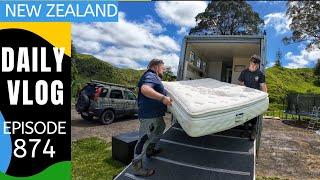 In goes the queen bed! [Life in New Zealand #874]