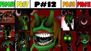 Phase 3 VS Phase 4 VS Phase 5 VS Phase 6 VS Phases 7-12 in Incredibox Sprunki versions + NEW MOD