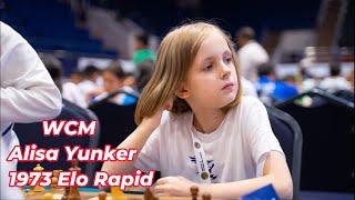 WCM Alisa Yunker (Alice) (1973) - Night Rapid - Yunker Chess & CO