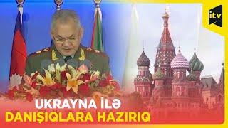 Şoyqu Ukrayna böhranın həlli ilə bağlı siyasi müzakirə hazır olduqlarını bəyan etdi