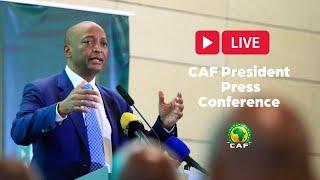 CAF President Dr Patrice Motsepe Press Conference - Luanda