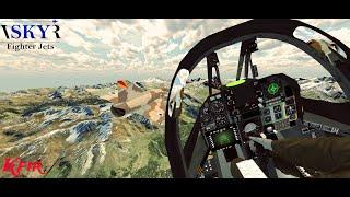 VR Flight with Kfir in VR SKY Fighter Jets 2024