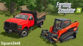 First Tree Services Job In Farming Simulator 25!