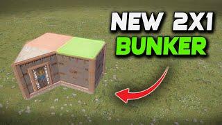 NEW 2x1 BUNKER In Rust | Rust Building Tutorial 2023