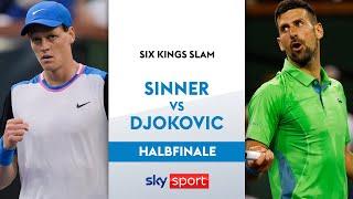 Sinner  vs. Djokovic  - Halbfinale | Six Kings Slam 2024 | Highlights - Sky Sport Tennis