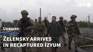 Ukraine: Zelensky pledges 'victory' over Russians in recaptured Izyum | AFP