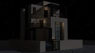 Night Environment/Scene with Lights || 3DS Max || Softorials