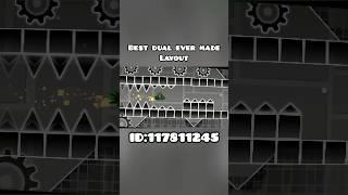 Best Dual Ever Made Layout Geometry Dash #geometrydash #gd #meme #shorts