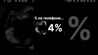 % на телефоне...