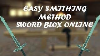 Fastest Smithing Method | Sword Blox Online | Roblox