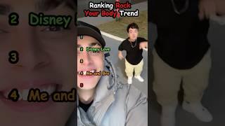 Ranking the Best Rock Your Body Dances Part 2 #tiktok