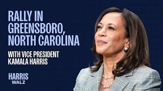 Rally in Greensboro, North Carolina with Vice President Kamala Harris