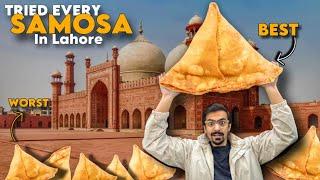 Trying Every SAMOSA In Lahore - 24 Hours Street Food Tour