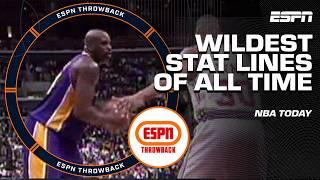 MOST UNREAL STAT LINES OF ALL TIME  | ESPN Throwback