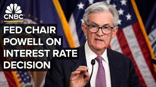 Federal Reserve Chair Jerome Powell speaks after Fed kept interest rates steady — 6/18/2025
