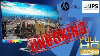 Безрамочный монитор HP 24es (UNBOXING)