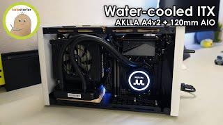 A 120mm AIO fits in the AKLLA A4v2 ITX Case! But is it worth it?