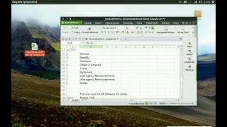 Kingsoft Office for Linux (Alpha 10) demonstration