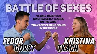 Battle of SEXES | Fedor Gorst - Kristina Tkach | 10-Ball