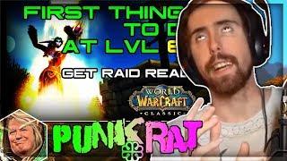 Asmongold Reacts to "First Things to do at LVL 60 in Classic WoW! - Get Raid Ready!" by Punkrat