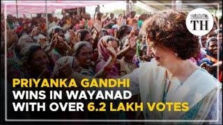 Priyanka Gandhi wins Wayanad bypoll by a huge margin; thanks people of Kerala