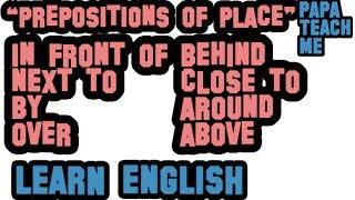 English Grammar - Prepositions of Place (With a test)