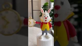 Кролик с часами из мастики/ rabbit with watch from fondant