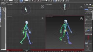 Autodesk 3ds Max Biped Basic Walk Cycle: Game Animation 1 - Class lecture recap