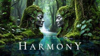 HARMONY | Deep Ambient Relaxation Soundscape with Rain - Ethereal Meditative Fantasy Relaxing Music