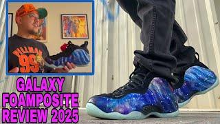 Nike Foamposite Galaxy 2025 Sneaker Honest Review On Feet Glow Test sizing