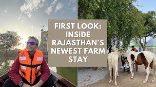 First look: Rajasthan's latest farm stay experience and tour. Mumbai to Jaipur daily vlog Day 1.