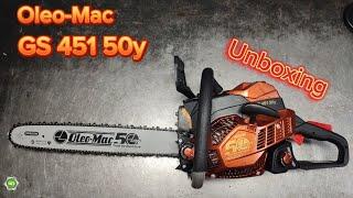 Oleomac GS 451 50y unboxing / A saw for the 50th anniversary of oleomac #chainsaw #oleomac