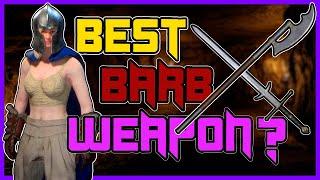 Bardiche vs Zweihander  what is the best solo barb weapon?