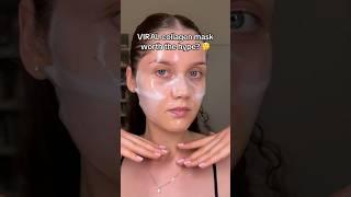 VIRAL COLLAGEN MASK, WORTH THE HYPE?#facemask  #sheetmask  #viralskincare #collagenmask #glassskin