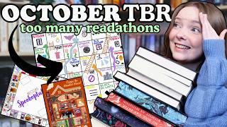 i'm delulu about my October reading plans  October tbr game, snakes and tbr stacks #28