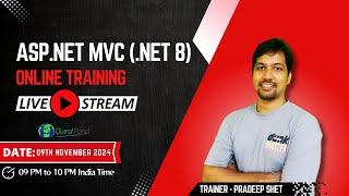 ASP.NET MVC (.NET 8) Live Training  by Pradeep Shet