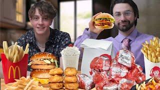 FAST FOOD MUKBANG (McDonalds & Wendy’s)