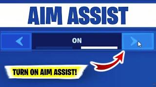 TURN ON AIM ASSIST (2025 *WORKING*) | Turn On Aim Assist Fortnite | Aim assist settings fortnite