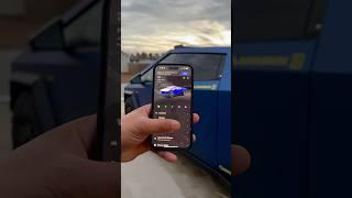 New hidden feature in the Cybertruck Holiday update!  #cybertruck #tesla