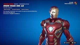 Fortnite:  Iron Man MK 45 Skin‍️