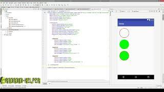 Define a CIRCLE shape in an Android xml drawable file