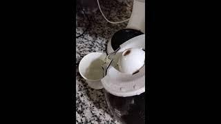 Asmr sounds of brewing  winter satisfying coffee  with coffee maker#asmr#winter#satisfying