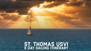 Sailing USVI Trip 8 Day Itinerary