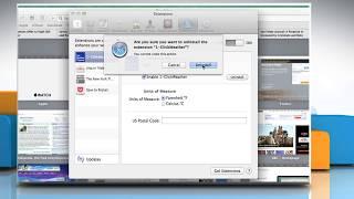 How to remove or uninstall extensions from Apple® Safari 7 on a Mac® OS X™