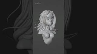 Stylized Hair in Blender 3.2 Sculpting Hair 3D