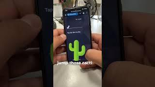 How to play dino jump game on chrome